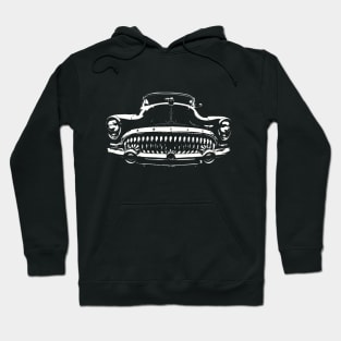 1953 Buick White only Hoodie